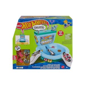 Hot Wheels Skate Fingerboard Toilet Bowl Skate Set