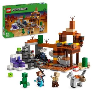 LEGO Minecraft The Badlands Mineshaft Video-Game Toy for 8 Plus Year Old Boys & Girls
