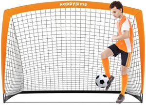 Happy Jump Football Goal Pop Up Football Net Post for Garden Training Festive Gif