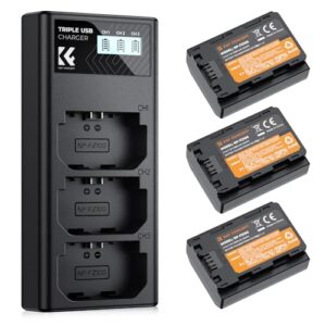 K&F Concept NP-FZ100 Replacement Battery and Charger Set