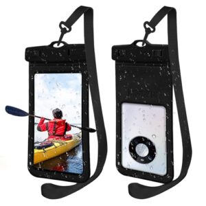 YOUNG WIND [2Packs Waterproof Phone Pouch-IPX8 Underwater Waterproof Pouch Bag for Adjustable Neck Strap