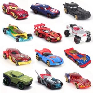 Nachlesy 12 Pcs Hot Spiderman Wheels Car Toys
