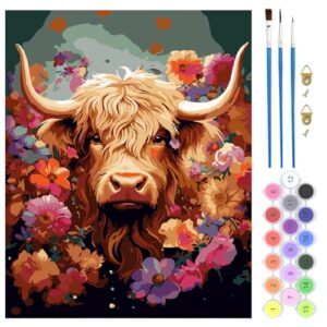 QENSPE Paint by Numbers for Adults and Beginner