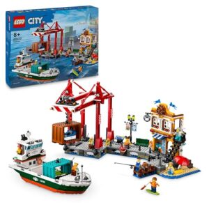 LEGO City Seaside Harbour with Cargo Ship Toy