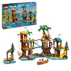 LEGO Friends Adventure Camp Tree House Camping Playset Toy for 8 Plus Year Old Girls and Boys