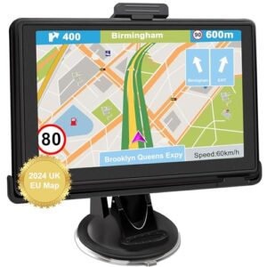 Jimwey 2024 UK Sat Nav for Car