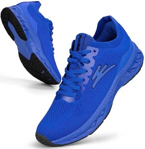 Abboos Womens Trainers Running Shoes Lightweight Mesh Gym Athletic Walking Shoes Ladies Sneakers Lace Up Comfortable Breathable Sports Tennis Shoes