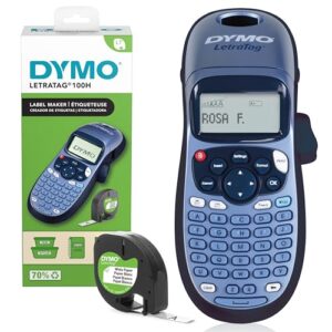 Dymo LetraTag LT-100H Handheld Label Maker | ABC Keyboard Label Printer with Easy-to-Use