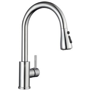 DAYONE Chrome Pull Out Kitchen Sink Mixer Tap