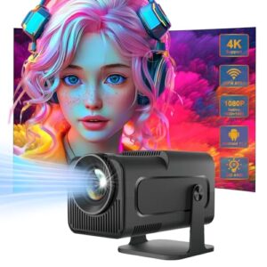 AILRINNI Mini Projector New HY320 WiFi Portable Auto Keystone Projector