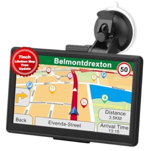Lehwey Sat Nav with UK Europe Maps 2024