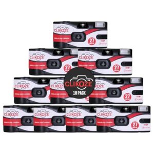 Clikoze Disposable Cameras x 10 with 27 Exposures