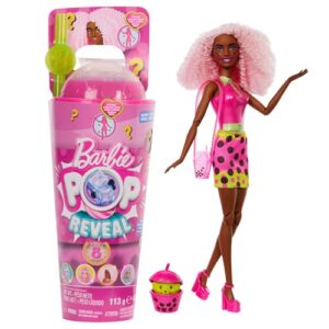 Barbie Pop Reveal Bubble Tea Series Doll & Accessories with Fashion Doll & Pet