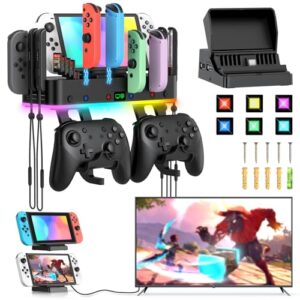 RGB Switch TV Docking Station & Wall Mount for Nintendo Switch/OLED & Joycon