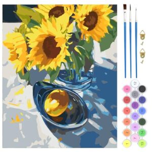 QENSPE Paint by Numbers Flowers