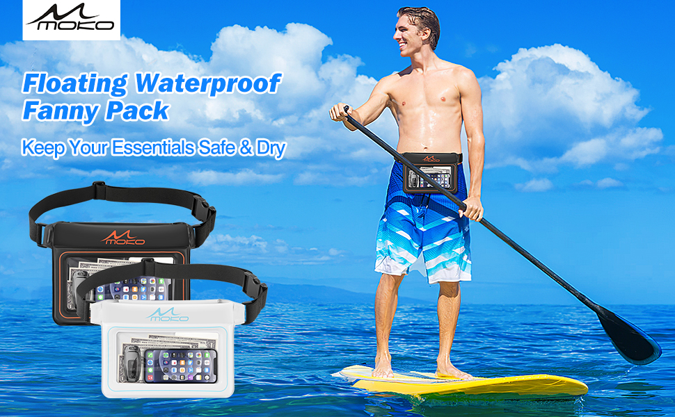 waterproof fanny pack phone pouch case floating floatable dry bag waist fanny pack crossbody bag