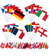 2024 Euro flag on sticks