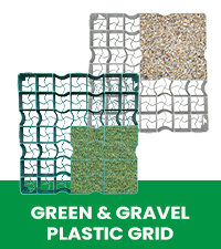 Green & Gravel Plastic Grid