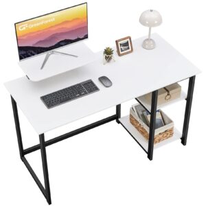 GreenForest Computer Desk with Monitor Stand