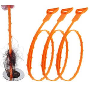 Forlivese 3 Pack 25 Inch Drain Snake