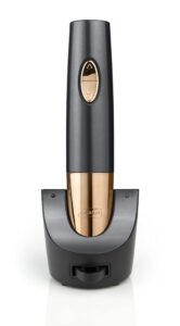 Cuisinart Rechargeable Automatic Wine Opener With Vacuum Sealer | Midnight Grey | CWO50U Midnight Grey & Copper 16.5 x 12 x 31.5 centimetres