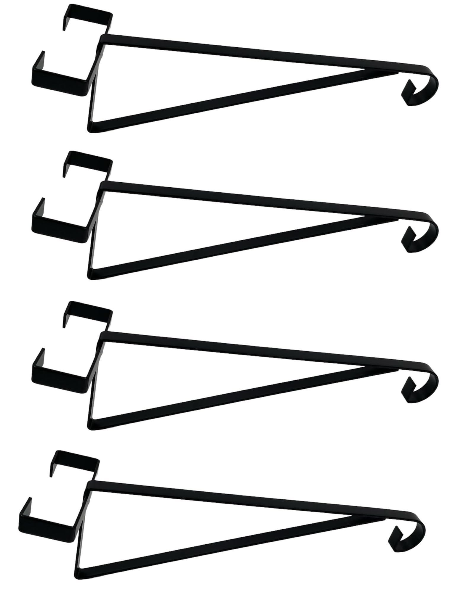 HowseHold Hanging Basket Brackets for Concrete Fence Posts [PACK OF 4]