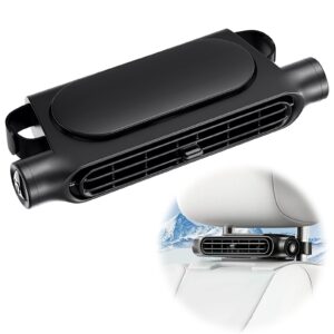 LYtech Car Fan Vehicle USB Fans Car Seat Cooling Fan Portable Vehicle Electric Cooling Fan Auto Headrest USB Fan with 3 Speeds Powerful Quiet Car Fan with 154cm USB Wire For Car Truck SUV Office Chai