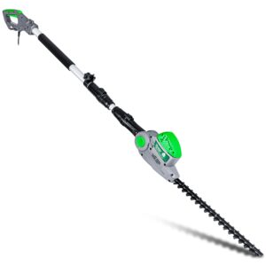 Gracious Gardens Corded Extendable Pole Hedge Trimmer 550W 2.5M Telescopic Hedge Trimmer Long Reach Hedge Cutter with 4 Position's