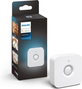 Philips Hue Indoor Motion Sensor with Wireless Control. Smart Lighting Accessory