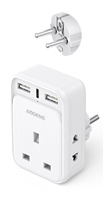 european to uk plug adaptor
