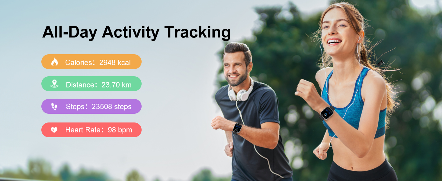 All day activity tracking