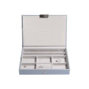 Stackers Dusky Blue Classic Medium Jewellery Box Lid