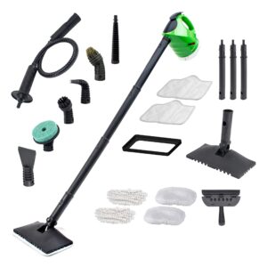 H2O X5 - Steam Mop - 5 in 1 Steam Cleaner (Green Handheld)