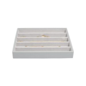 Stackers Pebble Grey Classic Medium Jewellery Box Necklace Laye