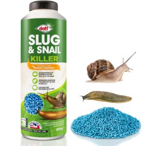 Ledivion Doff Slug and Snail Killer Pellets Pet Friendly Garden Slug Repellent Organic Gardening 800g