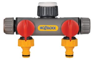 HOZELOCK - Multi-Tap Connector 2-Way : Ideal for Creating 2 Circuits on a Single Tap