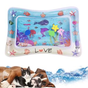 jlceh Sensory Water Play Mat for Cats