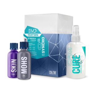 GYEON Q² Syncro EVO - Advanced 2-Stage Ceramic Paint Coating System - Includes Base Coat