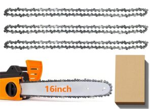 3 Pack Chainsaw Chain for 16 Inch (40cm) Bar
