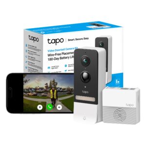 Tapo 2K 5MP Smart Wireless Security Camera Doorbell