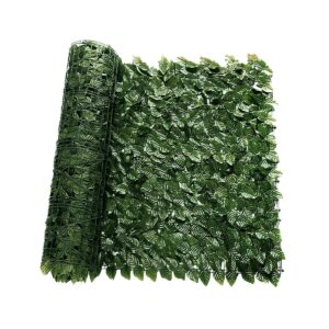 Camiraft Decorative Artificial Ivy Leaf Green Hedge Roll 3m x 1m Privacy Hedging Wall Landscaping Garden Fence UV Fade Protected
