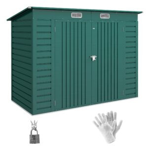 Outsunny 8 x 4FT Galvanised Metal Garden Shed