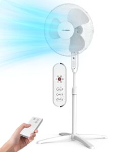 Pelonis 16-inch Pedestal Fan with Remote Control
