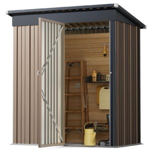 XEMQENER Lockable Garden Storage Shed