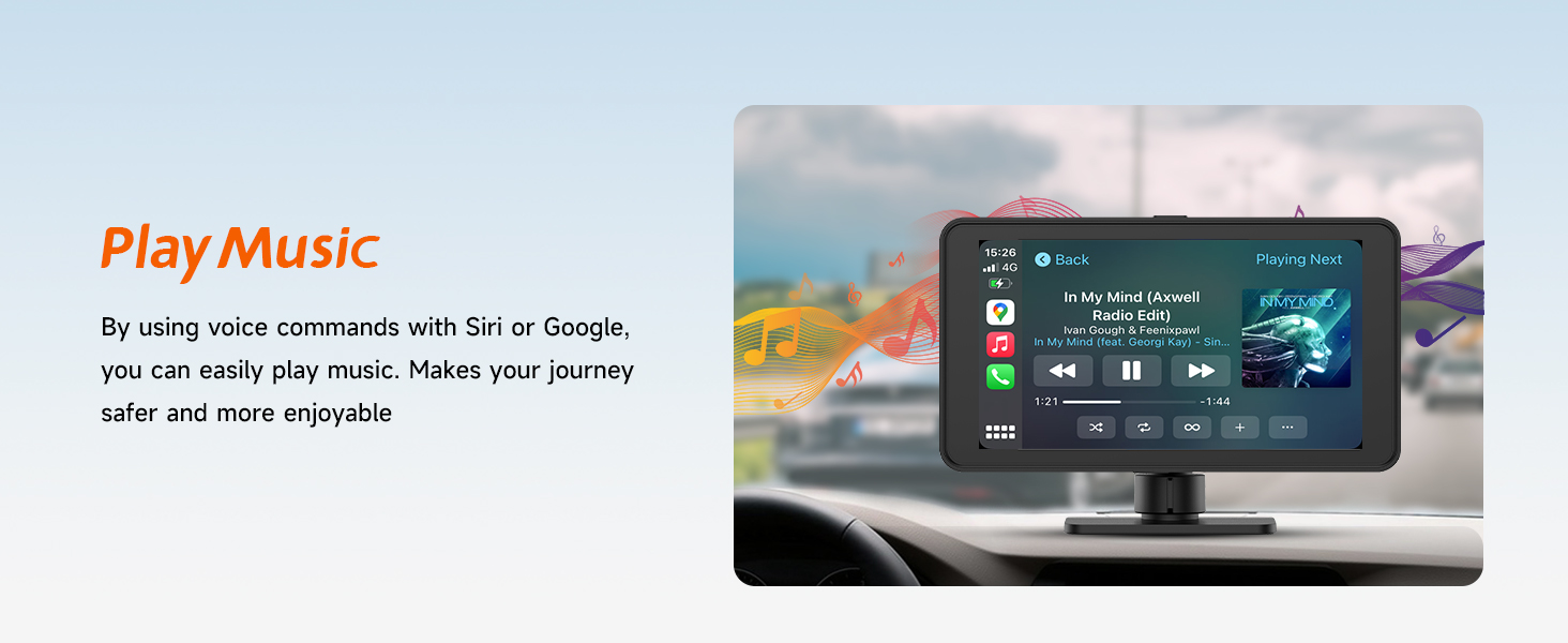 apple carplay, carplay, portable carplay, carplay screen for car, car play screen, car screen