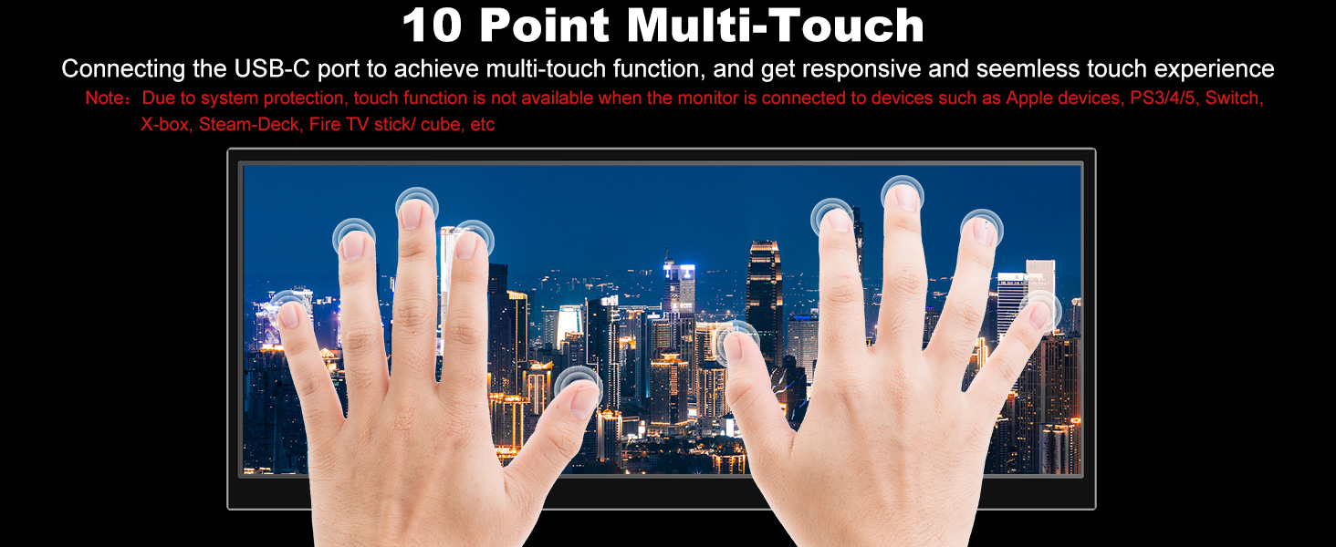 12.3 inch touchscreen monitor