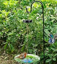 Solar Powered Hanging Bird Bath