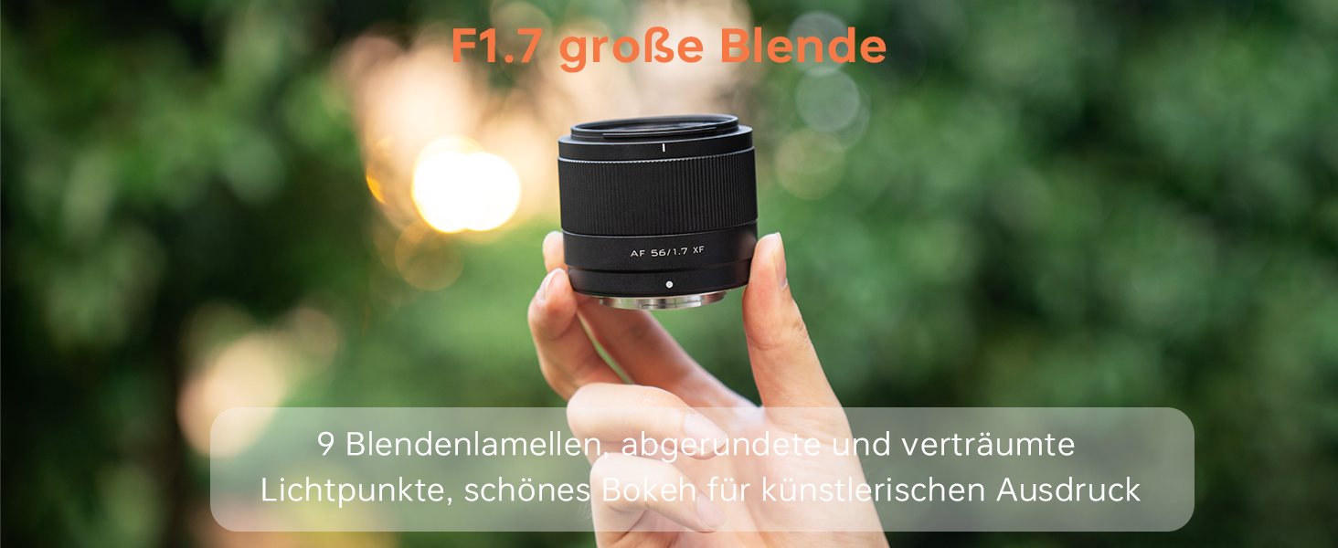 VILTROX 56mm F1.7 X-Mount Lens