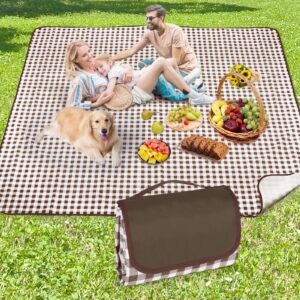 Anyiner Picnic Blanket Waterproof 200x200cm Large Travel Blanket Beach Blanket