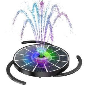 AISITIN 4W LED Solar Fountain with Remote Control